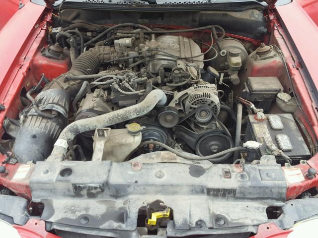 1FAFP4049WF170658 - 1998 FORD MUSTANG RED photo 7