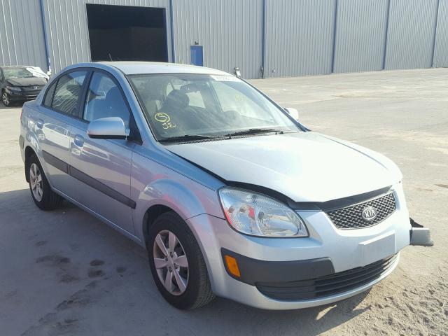 KNADE123686392228 - 2008 KIA RIO BASE BLUE photo 1