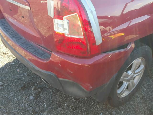 KNDKG3A44A7702869 - 2010 KIA SPORTAGE L RED photo 9