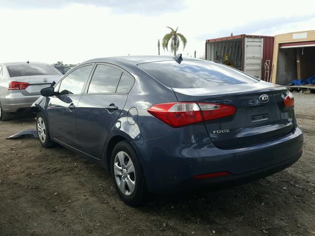 KNAFX4A68G5518416 - 2016 KIA FORTE LX GRAY photo 3