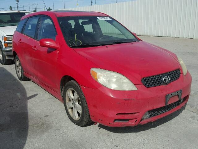 2T1KR32E23C022228 - 2003 TOYOTA MATRIX RED photo 1