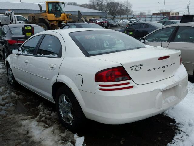 1B3AL46T96N220271 - 2006 DODGE STRATUS SX WHITE photo 3