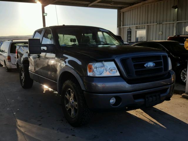 1FTPW14V08KB78693 - 2008 FORD F150 SUPER GRAY photo 1