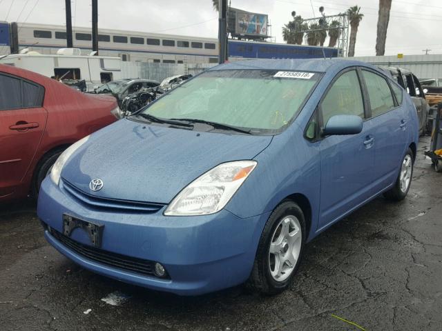 JTDKB20U440091409 - 2004 TOYOTA PRIUS BLUE photo 2