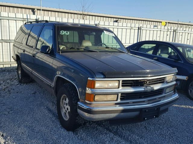 1GNEC16K6SJ447979 - 1995 CHEVROLET SUBURAN GREEN photo 1