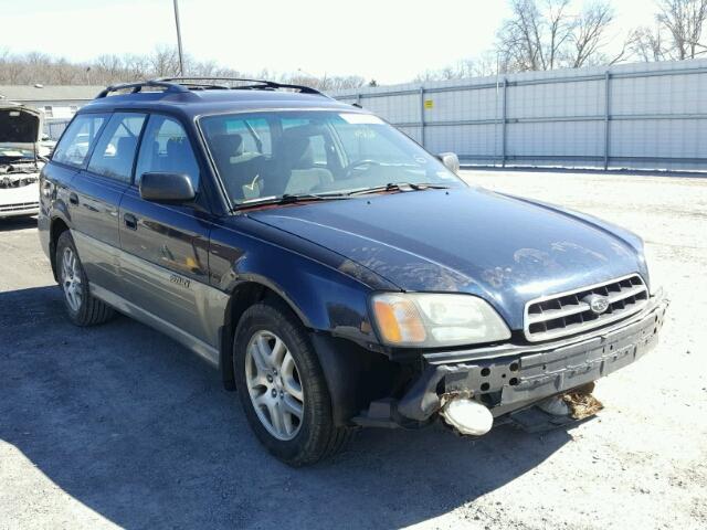 4S3BH6659Y7661925 - 2000 SUBARU LEGACY OUT BLUE photo 1