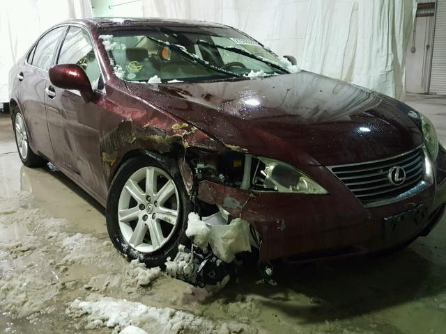 JTHBJ46G472070468 - 2007 LEXUS ES 350 RED photo 1