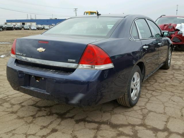 2G1WB58K779354016 - 2007 CHEVROLET IMPALA LS BLUE photo 4