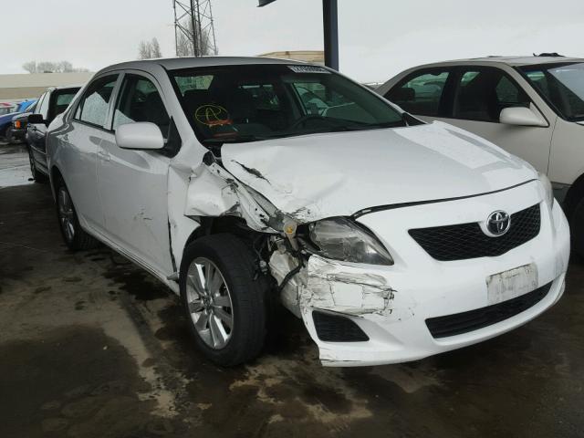 2T1BU4EE6AC437131 - 2010 TOYOTA COROLLA BA WHITE photo 1