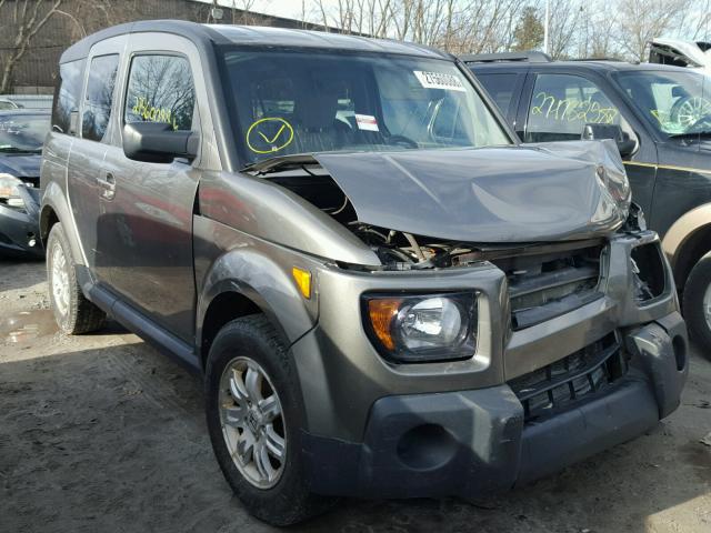 5J6YH28737L015488 - 2007 HONDA ELEMENT EX GRAY photo 1