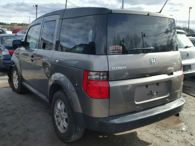 5J6YH28737L015488 - 2007 HONDA ELEMENT EX GRAY photo 3