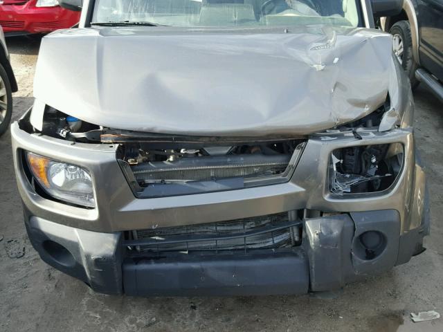 5J6YH28737L015488 - 2007 HONDA ELEMENT EX GRAY photo 7