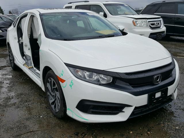 19XFC2F79HE222783 - 2017 HONDA CIVIC EX WHITE photo 1