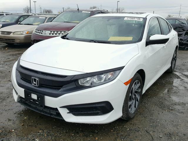 19XFC2F79HE222783 - 2017 HONDA CIVIC EX WHITE photo 2