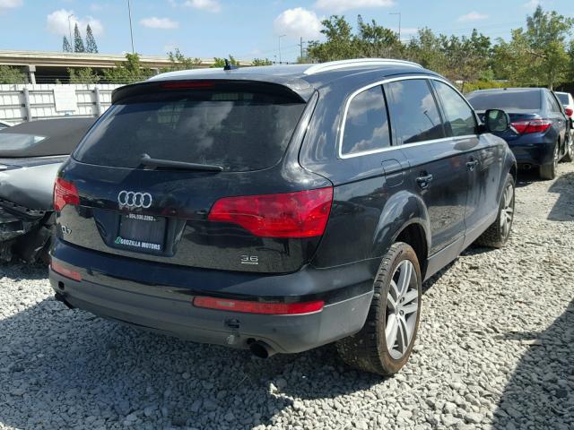 WA1BY74L47D058124 - 2007 AUDI Q7 3.6 QUA BLACK photo 4