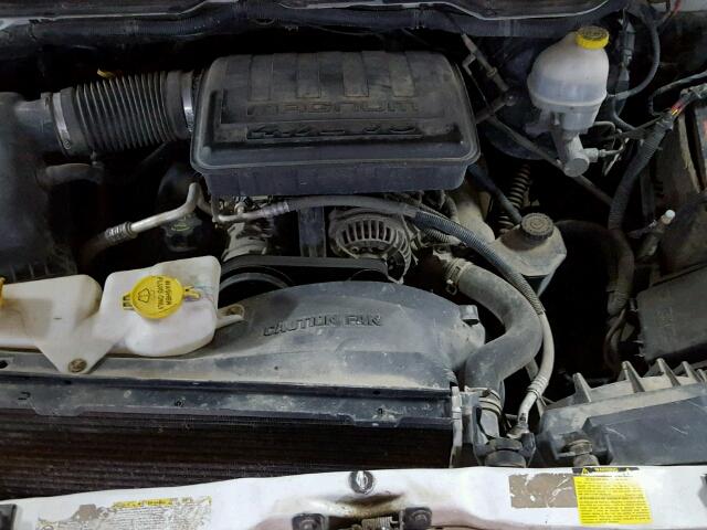 1D7HU18P77S145412 - 2007 DODGE RAM 1500 S WHITE photo 7