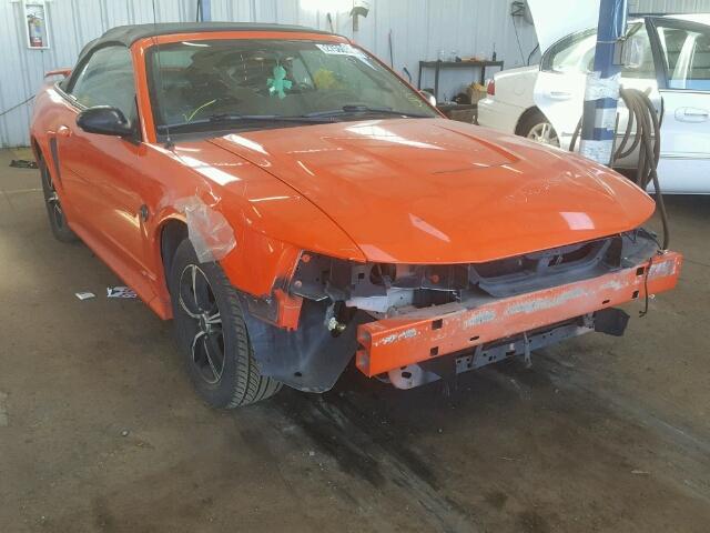 1FAFP446X4F228916 - 2004 FORD MUSTANG ORANGE photo 1