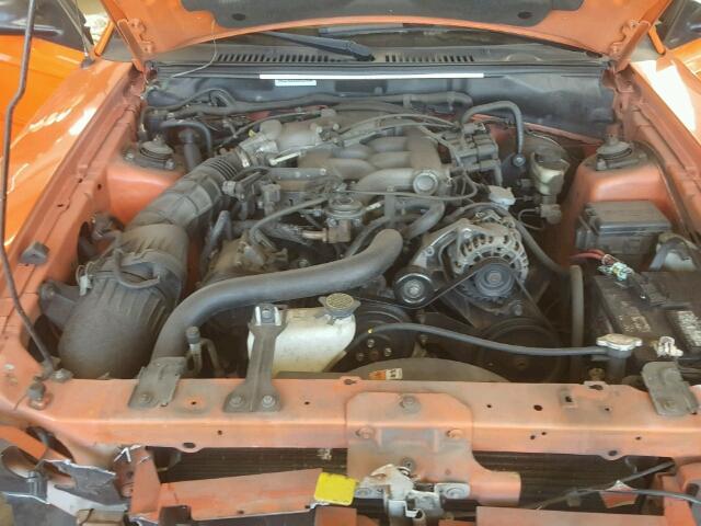 1FAFP446X4F228916 - 2004 FORD MUSTANG ORANGE photo 7