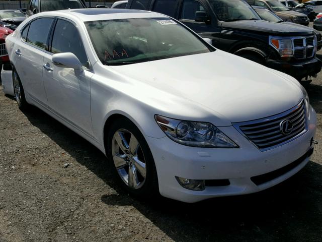 JTHGL5EF1A5040610 - 2010 LEXUS LS 460L WHITE photo 1