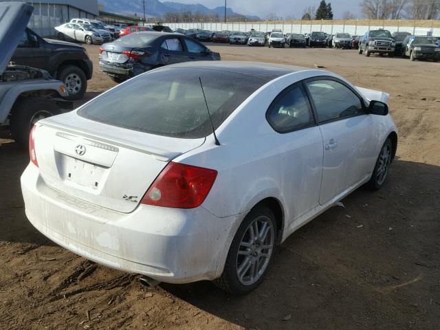 JTKDE167570155501 - 2007 TOYOTA SCION TC 白色 照片 4