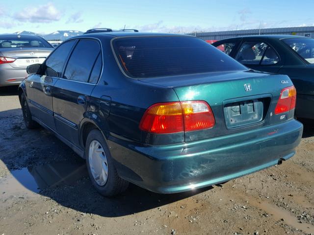 JHMEJ8646YS002331 - 2000 HONDA CIVIC EX მწვანე ფოტო 3