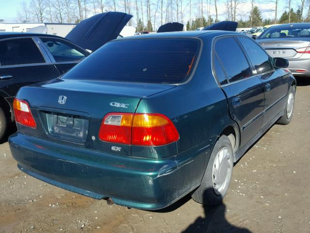 JHMEJ8646YS002331 - 2000 HONDA CIVIC EX მწვანე ფოტო 4