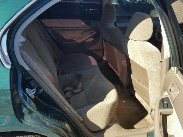 JHMEJ8646YS002331 - 2000 HONDA CIVIC EX მწვანე ფოტო 6