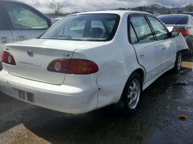 1NXBR12E72Z630473 - 2002 TOYOTA COROLLA CE WHITE photo 4