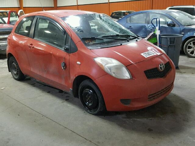 JTDJT923275103148 - 2007 TOYOTA YARIS ORANGE photo 1