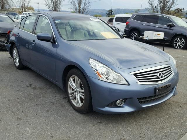 JN1CV6AP4AM402369 - 2010 INFINITI G37 BASE BLUE photo 1