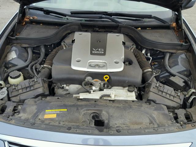 JN1CV6AP4AM402369 - 2010 INFINITI G37 BASE BLUE photo 7