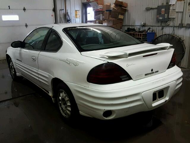 1G2NE12E0XM778070 - 1999 PONTIAC GRAND AM S WHITE photo 3