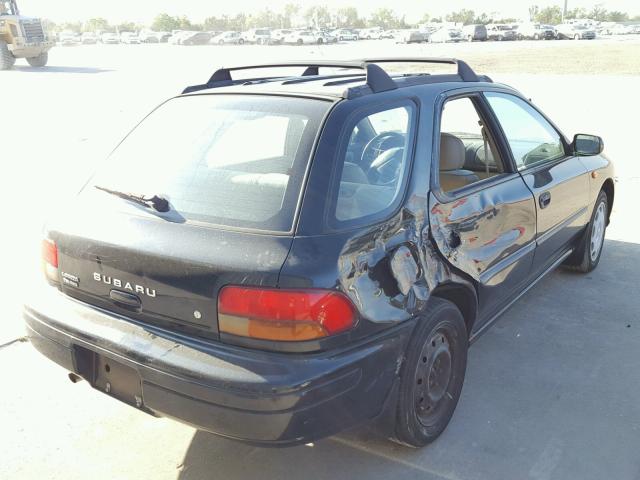 JF1GF4354WH812607 - 1998 SUBARU IMPREZA L BLACK photo 4