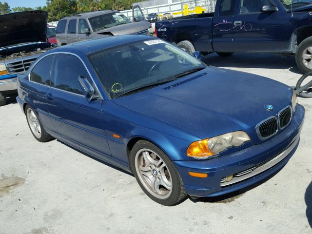 WBABN53461JU34227 - 2001 BMW 330 CI BLUE photo 1