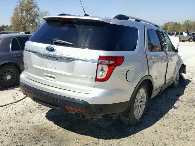 1FM5K7D92DGA96367 - 2013 FORD EXPLORER X SILVER photo 4