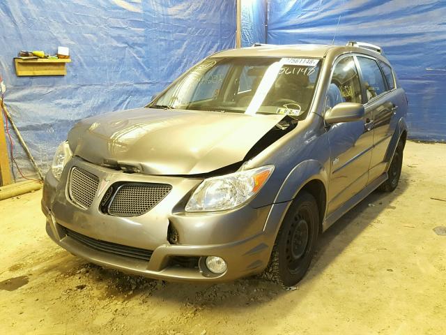 5Y2SL65826Z415598 - 2006 PONTIAC VIBE GRAY photo 2