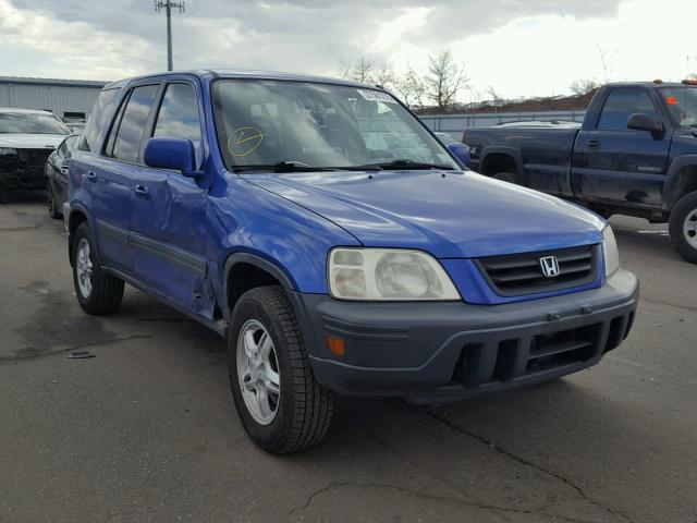 JHLRD18621C010381 - 2001 HONDA CR-V EX BLUE photo 1