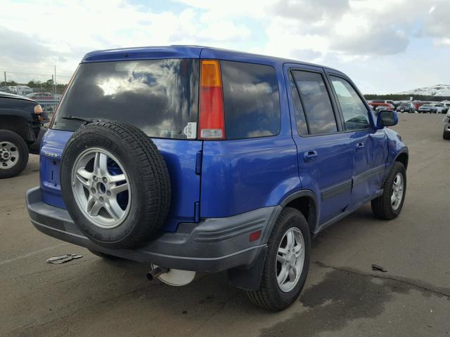 JHLRD18621C010381 - 2001 HONDA CR-V EX BLUE photo 4