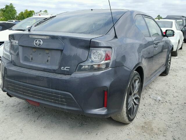 JTKJF5C75GJ021528 - 2016 TOYOTA SCION TC CHARCOAL photo 4