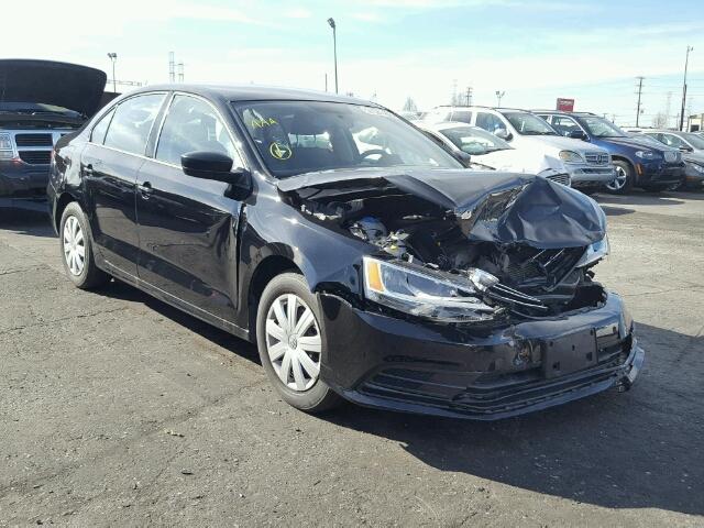 3VW2K7AJ2FM416654 - 2015 VOLKSWAGEN JETTA BASE Սև լուսանկար 1