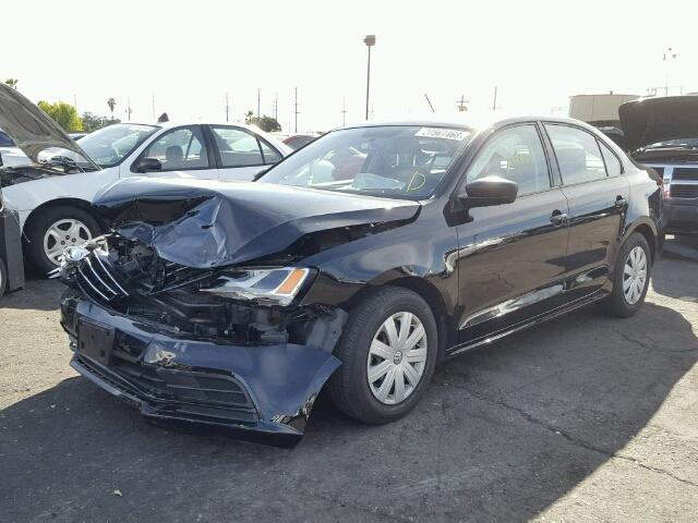 3VW2K7AJ2FM416654 - 2015 VOLKSWAGEN JETTA BASE Սև լուսանկար 2