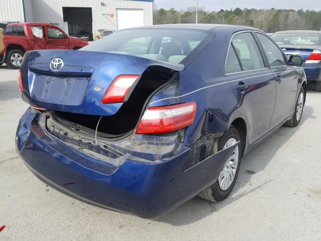 4T1BE46KX9U317599 - 2009 TOYOTA CAMRY BASE BLUE photo 4