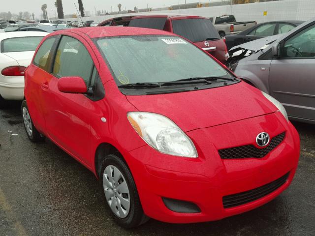 JTDJT4K32A5319012 - 2010 TOYOTA YARIS RED photo 1