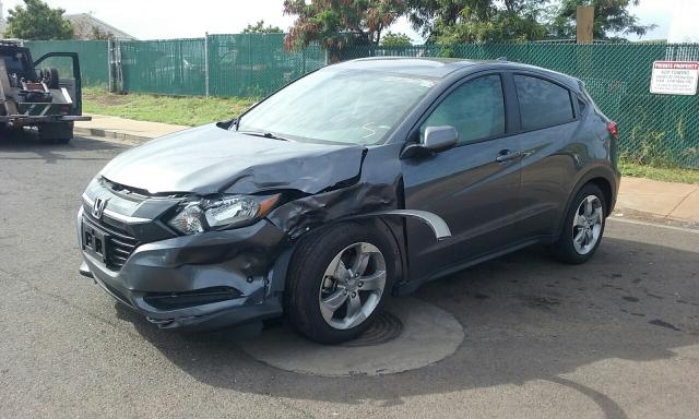 3CZRU5H32HM724475 - 2017 HONDA HR-V LX GRAY photo 2