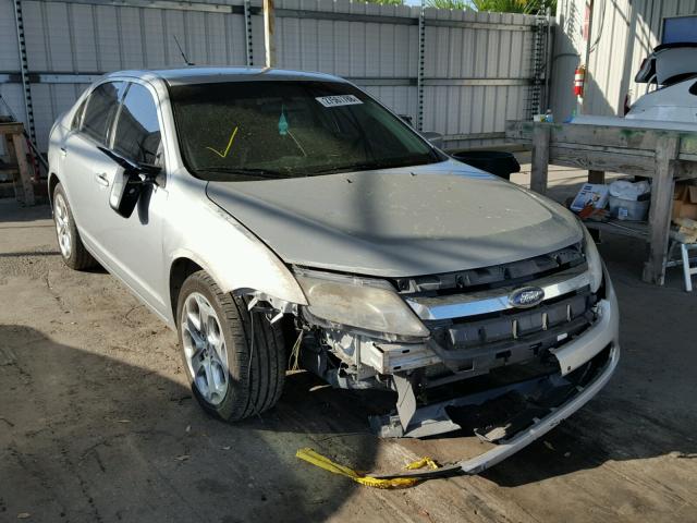 3FAHP0HA1AR142022 - 2010 FORD FUSION SE SILVER photo 1