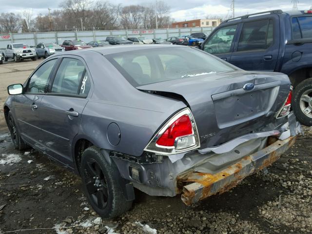 3FAFP07Z96R107847 - 2006 FORD FUSION SE GRAY photo 3