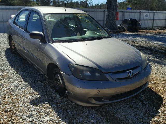 JHMES96654S015425 - 2004 HONDA CIVIC HYBR GRAY photo 1