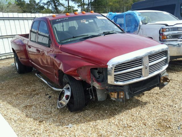 3D7ML48C86G220690 - 2006 DODGE RAM 3500 S MAROON photo 1