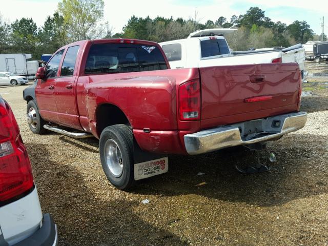 3D7ML48C86G220690 - 2006 DODGE RAM 3500 S MAROON photo 3