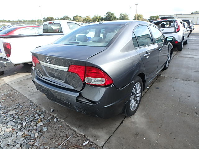 2HGFA16899H317716 - 2009 HONDA CIVIC EX 灰色 照片 4